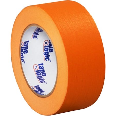 Tape Logic Masking Tape, 2x60 yd., Orange, PK12, 2" W x 60 yds L, Orange, 12 PK T93700312PKD